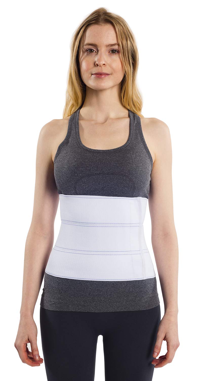 NYOrtho Abdominal Binder Lower Waist Support Belt - Compression Wrap for Men and Women MADE IN USA (30" - 45") 3 Panel - 9" 3 Panel - 9" High 30-45 Inch (Pack of 1) - BeesActive Australia