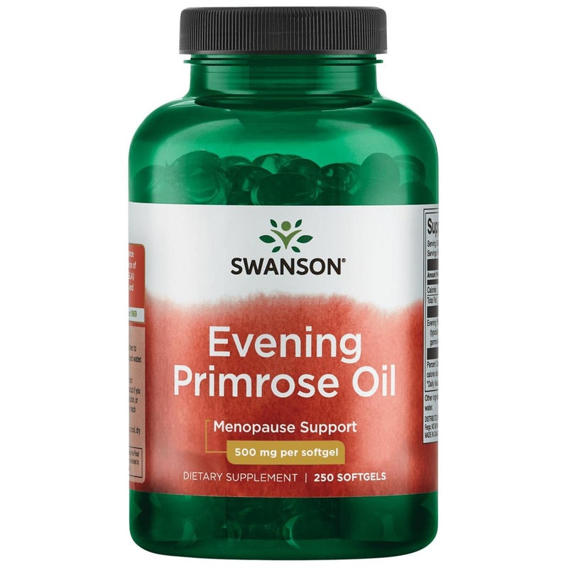 Swanson Evening Primrose Oil (Omegatru) 500 Milligrams 250 Sgels