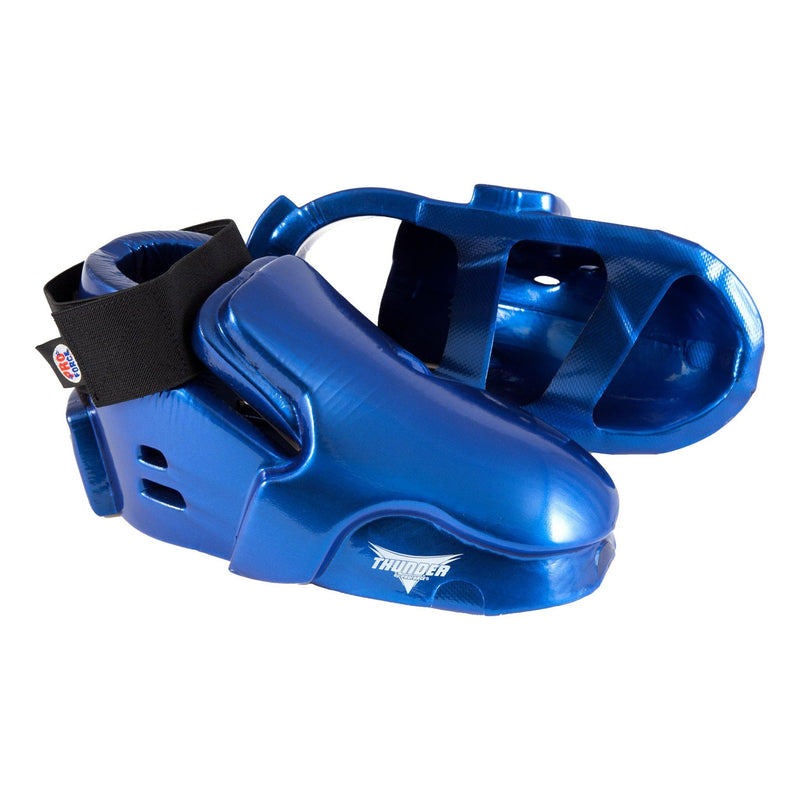 Proforce Thunder Double Layered Kicks Karate Sparring Shoes - Blue - Ch. Medium - 3/4