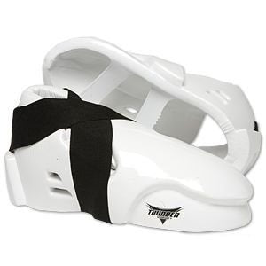 Proforce Thunder Double Layered Kicks Karate Sparring Shoes - White - X-Large - 11/12