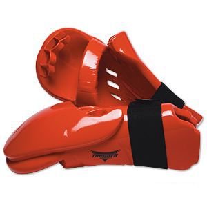 Proforce Thunder Double Layered Punches Karate Sparring Gloves Red Large (Knuckle Width: 3-5/8" - 3-3/4")