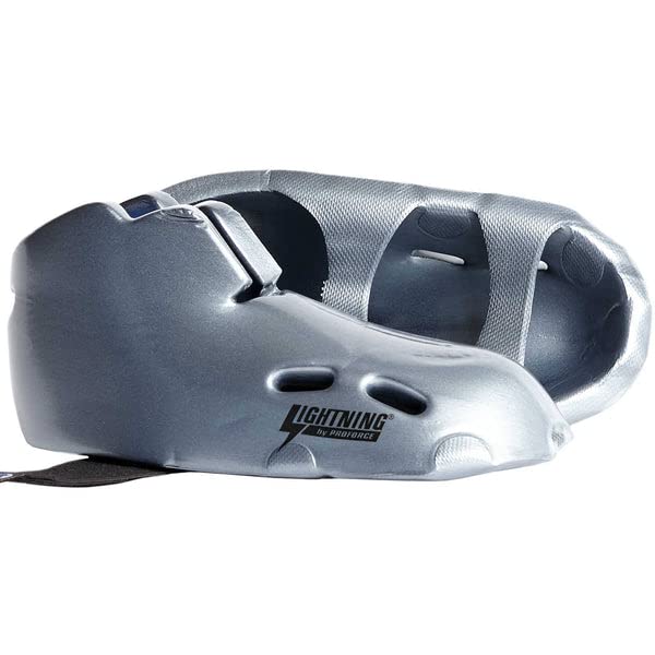 Pro Force Lightning Kicks Sparring Shoes/Footgear - Silver - Size 5-6 | Child Large