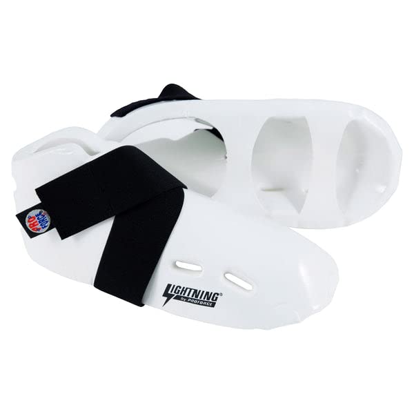 Pro Force Lightning Kicks Sparring Shoes/Footgear - White - Size 8-8 1/2 | Medium