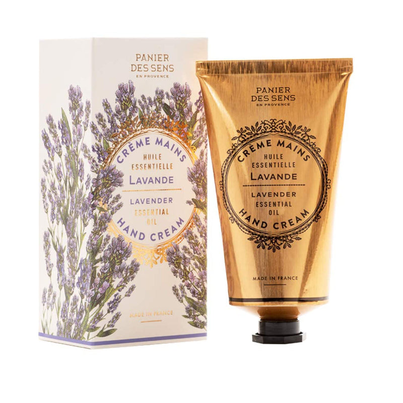 Panier des Sens - Hand Cream for Dry Cracked Hands and Skin - Lavender Hand Lotion, Moisturizer, Mask - With Shea Butter and Olive Oil - Hand Care Made in France 97% Natural Ingredients - 2.5floz 2.6 Fl Oz (Pack of 1) - BeesActive Australia