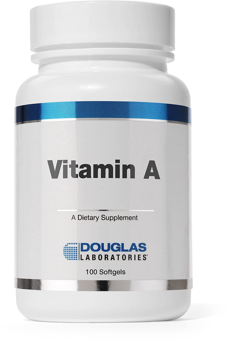 Douglas Laboratories Vitamin A | 10,000 I.U. Vitamin A Derived from Fish Liver Oil | 100 Softgels | 10,000 I.U., Vitamin A Derived from Fish Liver Oil, General Health, Vitamins/Minerals/Amino Acids