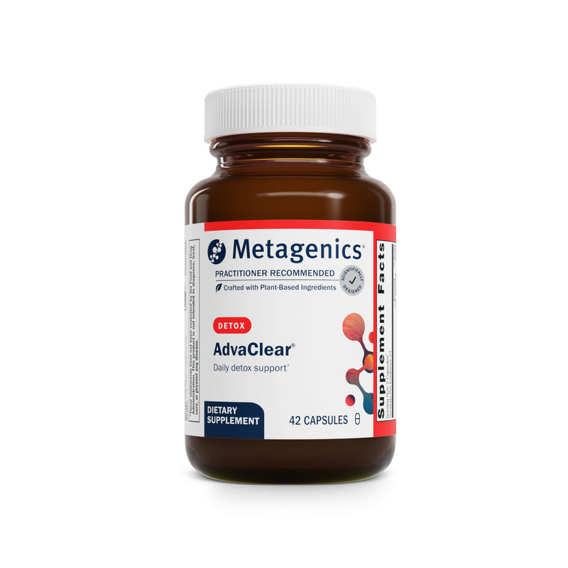 Metagenics AdvaClear, Liver Detox & Antioxidant Support, 42 Capsules | Comprehensive Detox Support Supplement, Liver Health and Antioxidant Defense, Non-GMO and Gluten-Free 42 Count (Pack of 1)