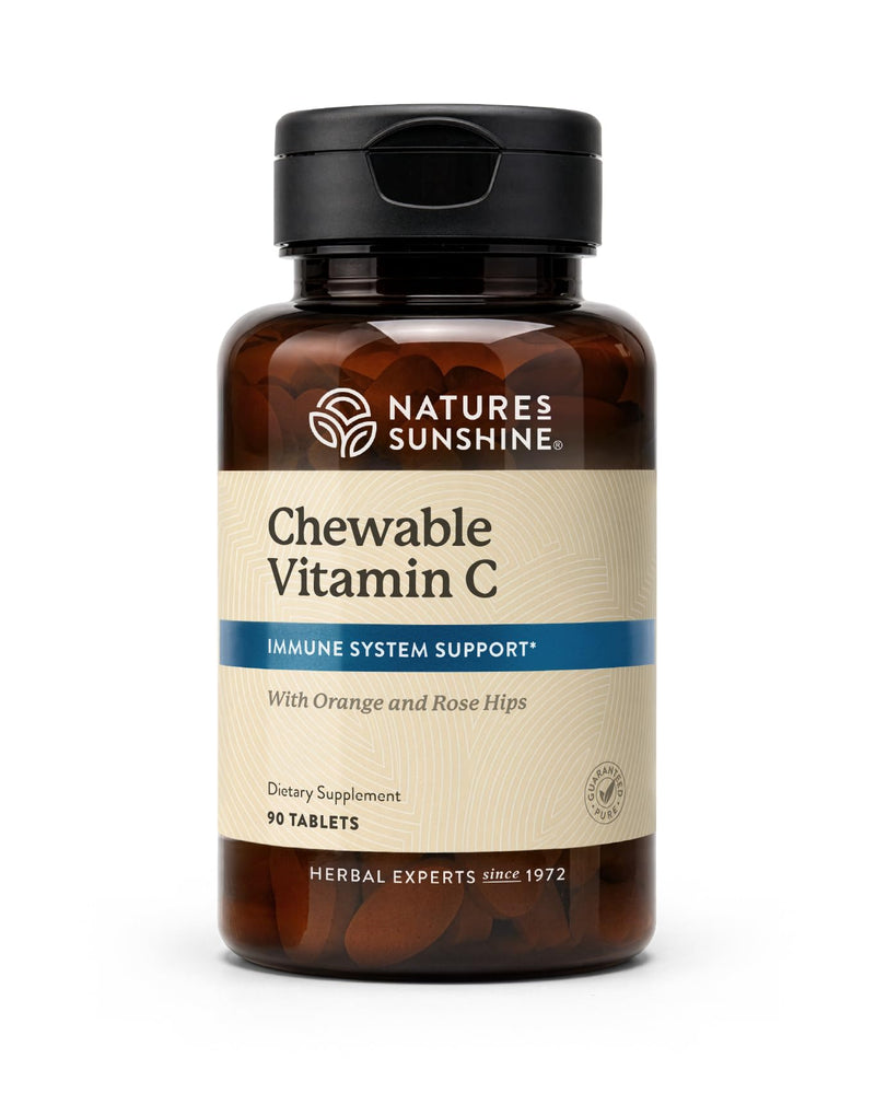 Nature's Sunshine Chewable Vitamin C 250mg 90 Tablets 90 Count (Pack of 1)