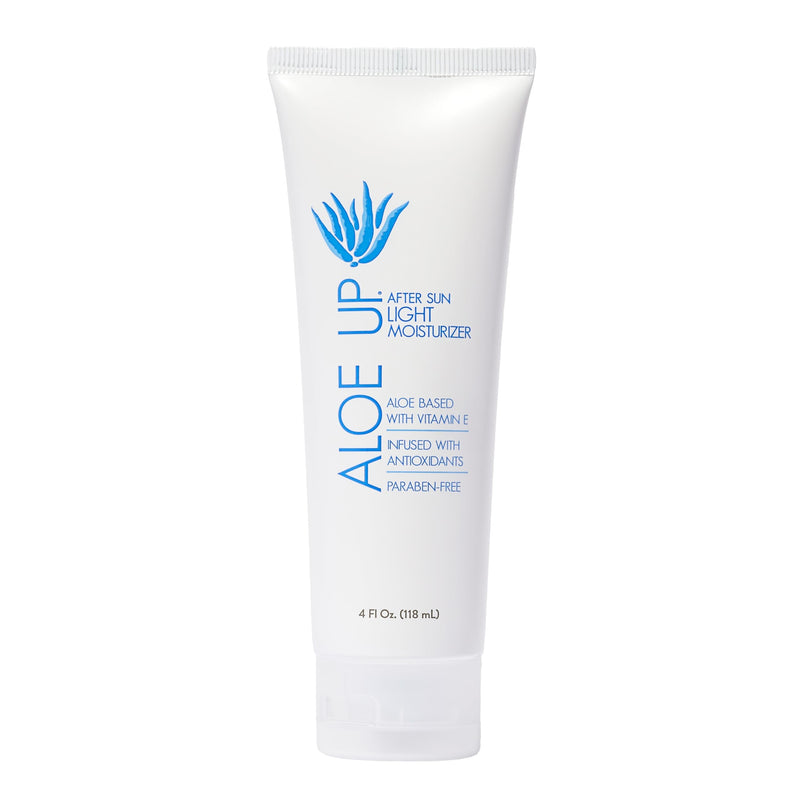 ALOE UP After Sun Light Moisturizer, Aloe Vera & Vitamin E, 4 oz | Lightweight after-sun moisturizer; Aloe vera + vitamin E; Soothing & fast-absorbing; Mineral oil free