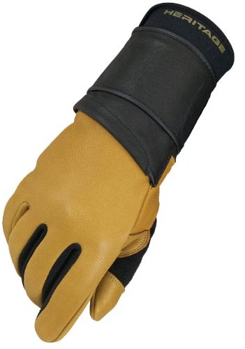 Heritage Pro 8.0 Bull Riding Glove (Natural Tan) 10 Right - BeesActive Australia