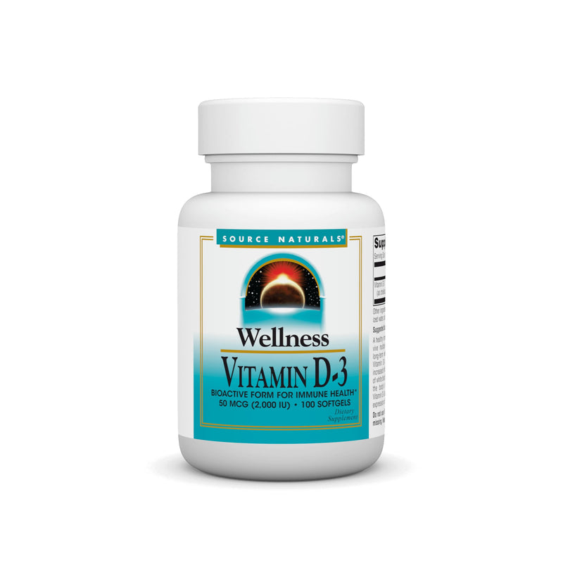 Source Naturals Wellness Vitamin D-3, Bioactive Form for Immune Health 1