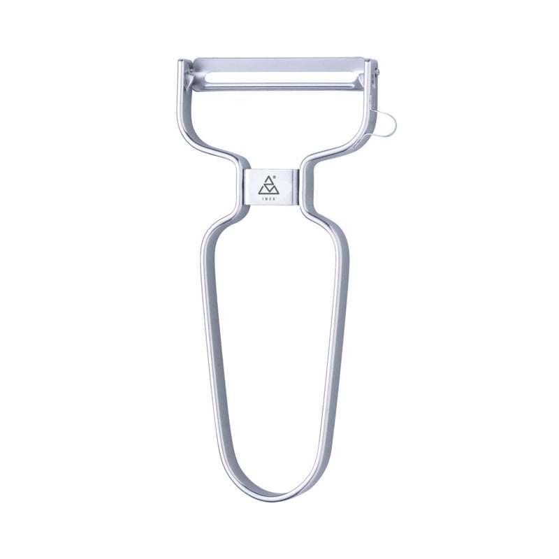 triangle Y-Peeler - 50 mm - Stainless Steel Horizontal Straight Blade - Peeler for Hard-Skinned Fruits & Vegetables - Ergonomic Handle - Dishwasher Safe - Made in Germany 50mm - BeesActive Australia