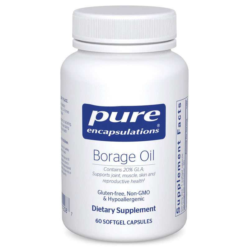 Pure Encapsulations Borage Oil, 60 Softgel Capsules | Hypoallergenic Dietary Supplement, Supports Joint Health, Skin Health, and Immune Health* 60 Count (Pack of 1)