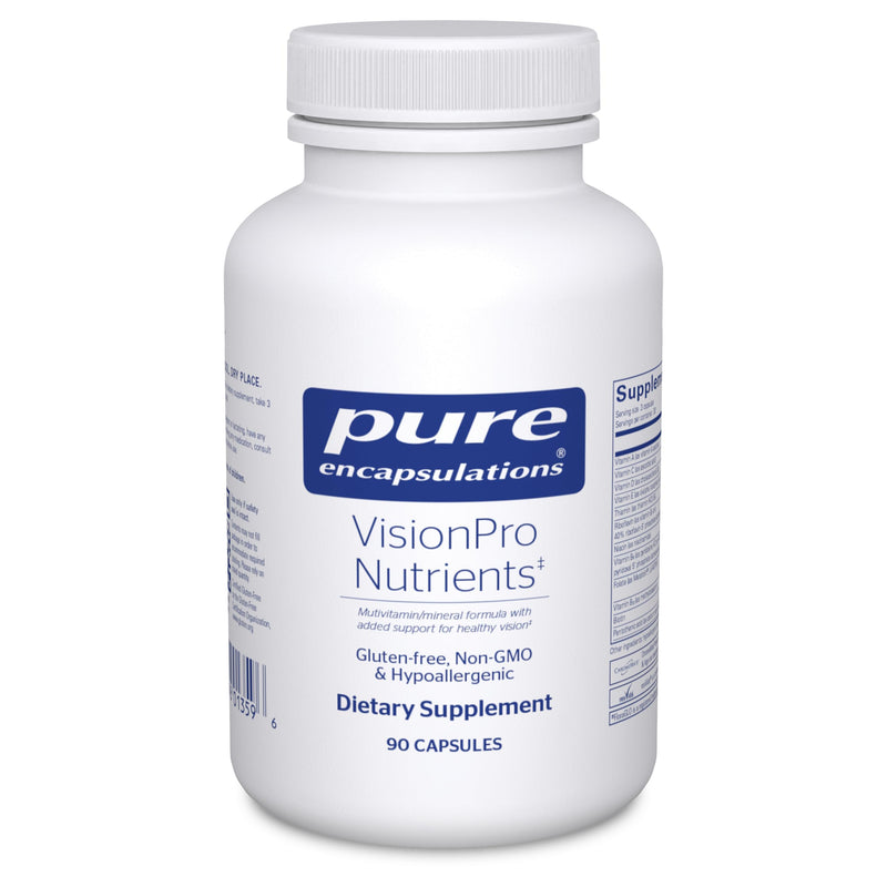 Pure Encapsulations VisionPro Nutrients | Hypoallergenic Multivitamin/Mineral Complex for Maintaining Healthy Vision | 90 Capsules 90 Count (Pack of 1) - BeesActive Australia