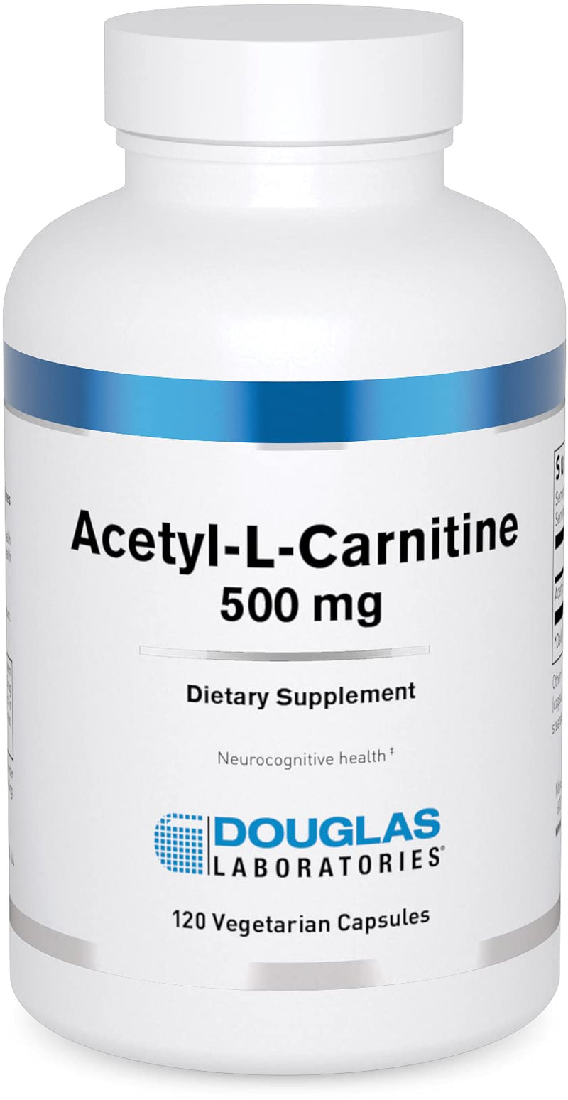 Douglas Laboratories Acetyl L-Carnitine 500 mg | Supports Brain and Nerve Function During the Normal Aging Process* | 120 Capsules | Supports Brain and Nerve Function During the Normal Aging Process*, Brain And Nerve Support* 120 Count (Pack of 1)