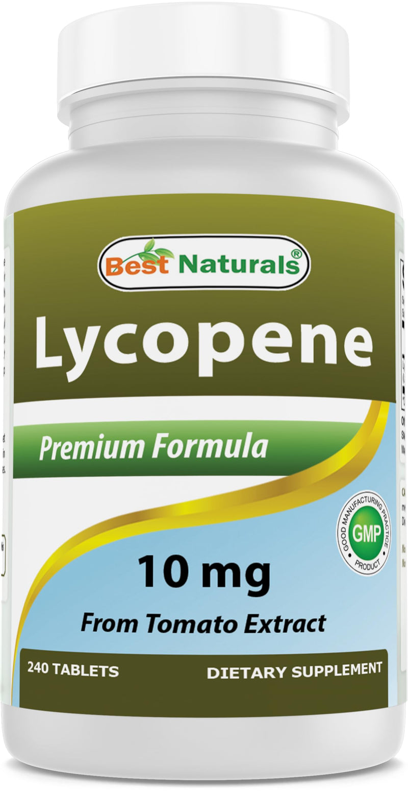 Best Naturals Lycopene Tomato Extract 10 mg 240 Tablets - BeesActive Australia