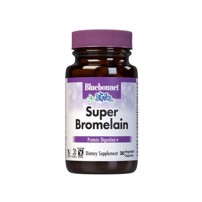 BlueBonnet Super Bromelain Vegetarian Capsules, Pineapple, 500 mg, 30 Count - BeesActive Australia