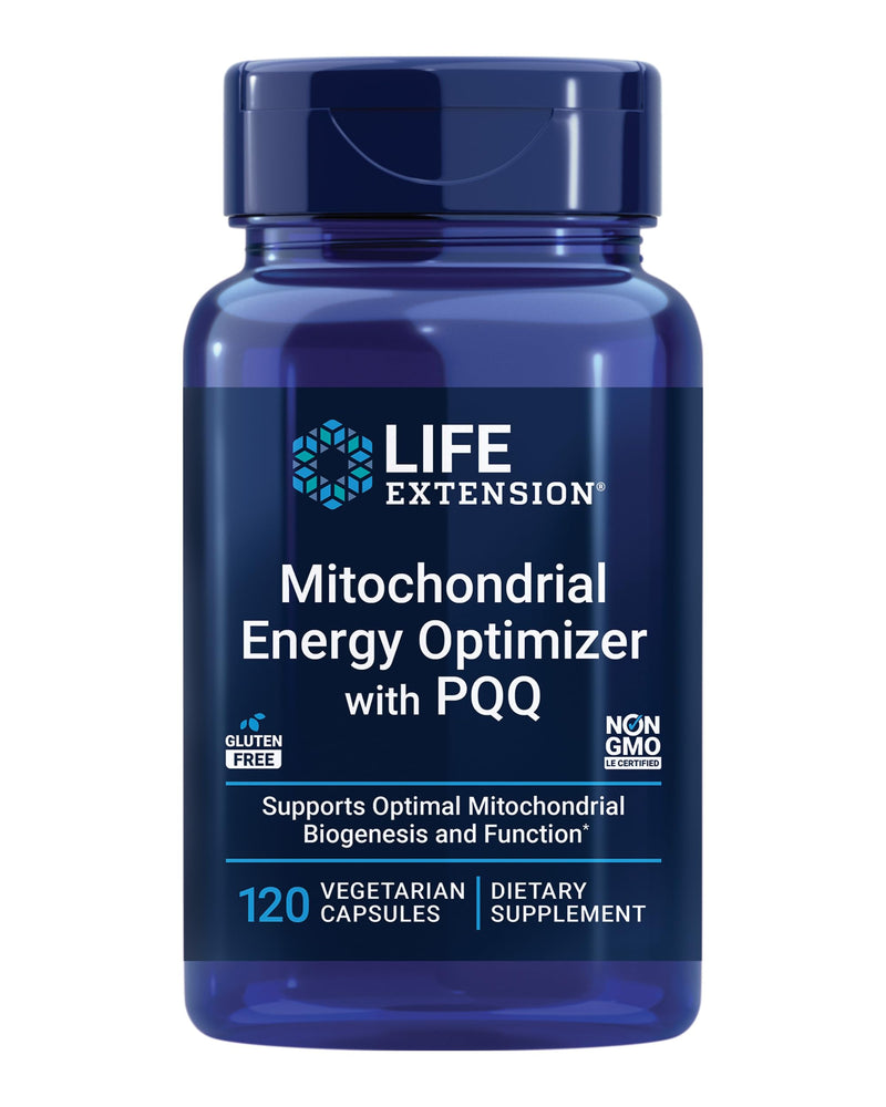 Life Extension Mitochondrial Energy Optimizer with PQQ - Energy Supplement for Healthy Mitochondria - With Taurine, Vitamin B, Pyrroloquinoline Quinone - Gluten-Free, Non-GMO - 120 Vegetarian Capsules | Energy Supplement for Healthy Mitochondria with T...