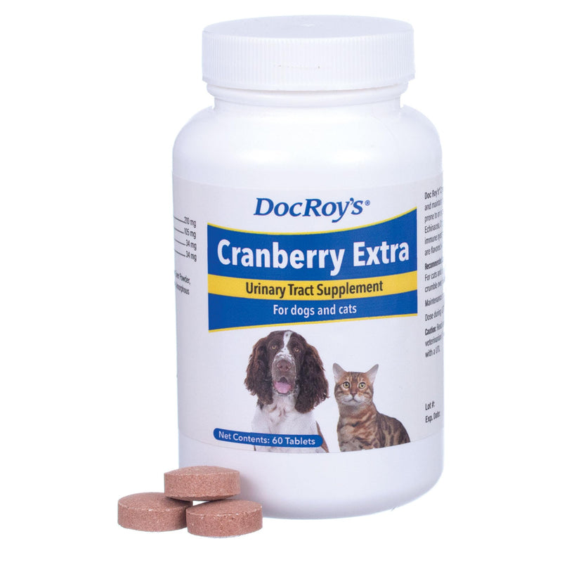 Doc Roy's Cranberry Extra for Dogs & Cats - 60ct - PawsPlanet Australia