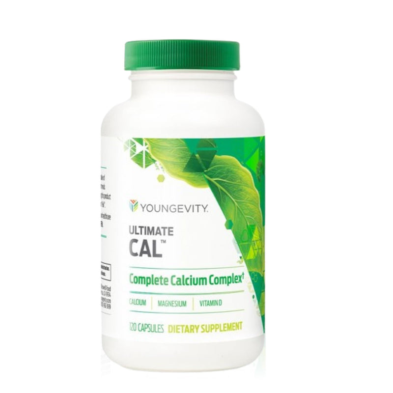 Youngevity Ultimate Cal Calcium Magnesium Bone Health Supplement, 120 Caps | Calcium, magnesium, vitamin D3, zinc, potassium, boron, bone health, ligament support, enhanced absorption, 120 capsules 120 Count (Pack of 1)