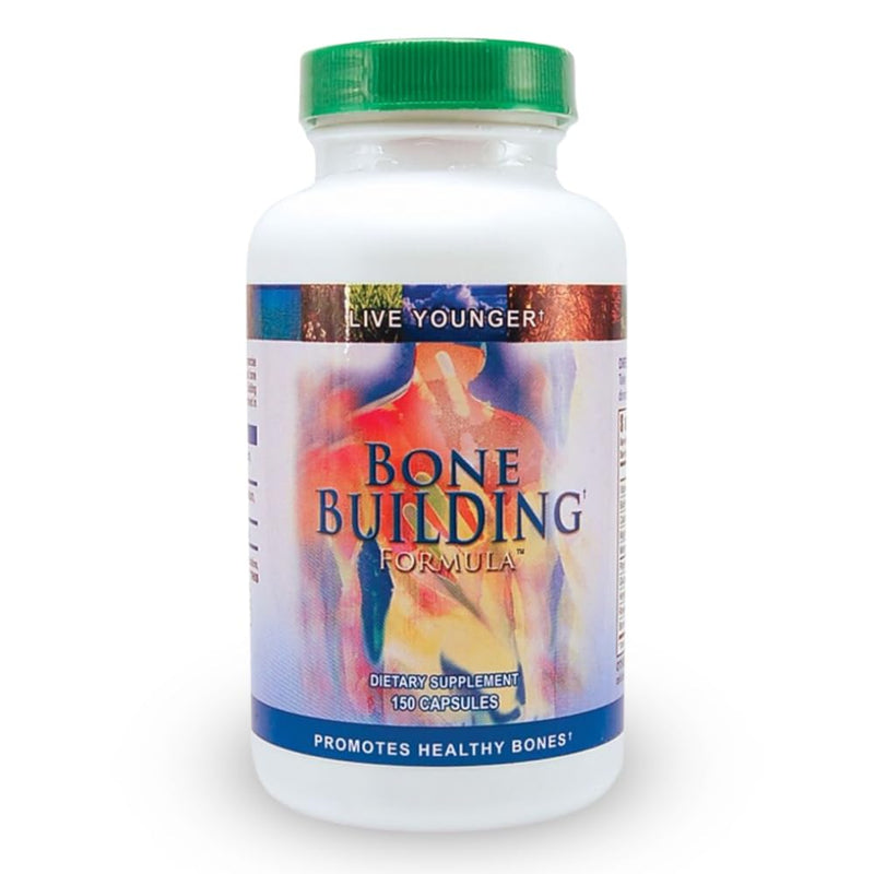 Youngevity Bone Building Formula Calcium Magnesium D3 Support, 150 Caps | Calcium, magnesium, vitamin D3, biotin, glucosamine HCl, boron, trace minerals, horsetail, rosehips, 150 caps, bone support