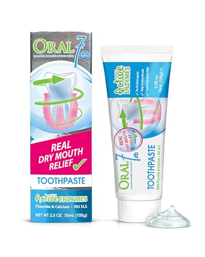 Oral7 Dry Mouth Moisturizing Toothpaste Containing Enzymes, 2.5oz