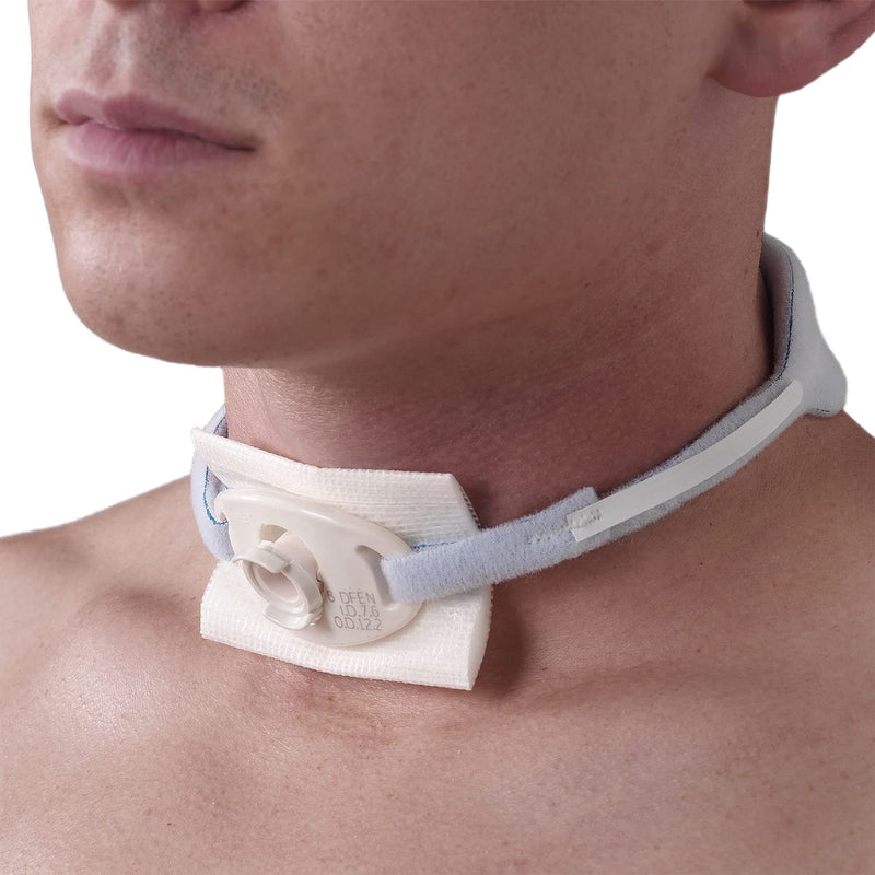 TIDI Posey Foam Trach Tie – Medium – 1 Package of 12 Ties – Tracheostomy Tube Holder – Home Care (8197M) Standard Trach Tie - BeesActive Australia