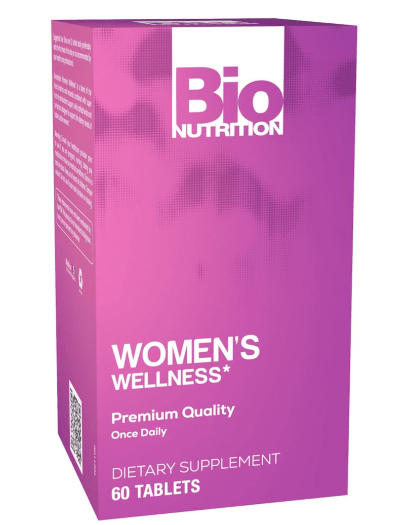 Bio Nutrition Women Wellness Tabs, 60 Count Unflavored 60 Count (Pack of 1)