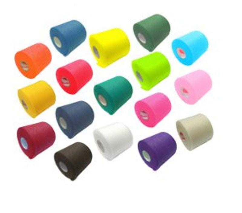 Mixed Colors Bulk Prewrap for Athletic Tape - 12 Rolls, Rainbow by IthacaSports - BeesActive Australia