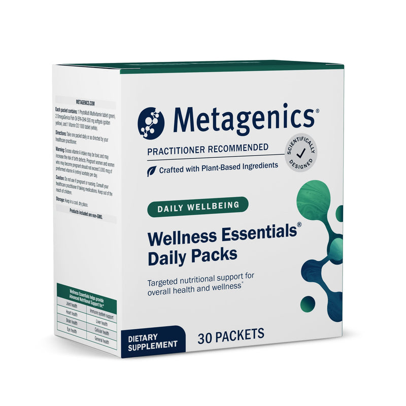 Metagenics Wellness Essentials, 30 Daily Wellness Packs | Daily Multivitamin and Wellness Packs, Comprehensive Nutrient Support for Overall Health, Non-GMO and Gluten-Free