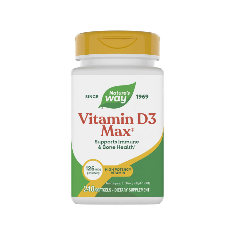 Natures Way Vitamin D3 5000 Iu, 240 CT
