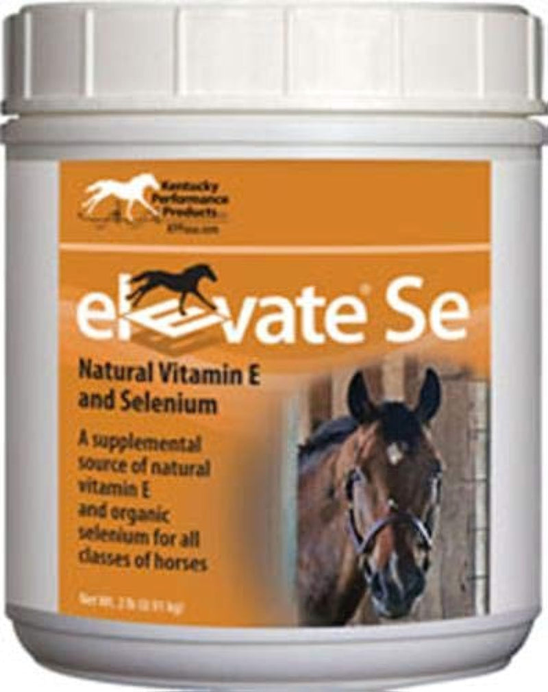 Elevate Se Natural Vitamin E and Selenium Powder for Horses, 2 Pound Container - BeesActive Australia