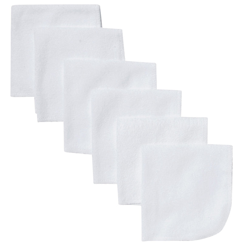 Gerber Washcloth, White, 6-Count 6 Count (Pack of 1) - BeesActive Australia