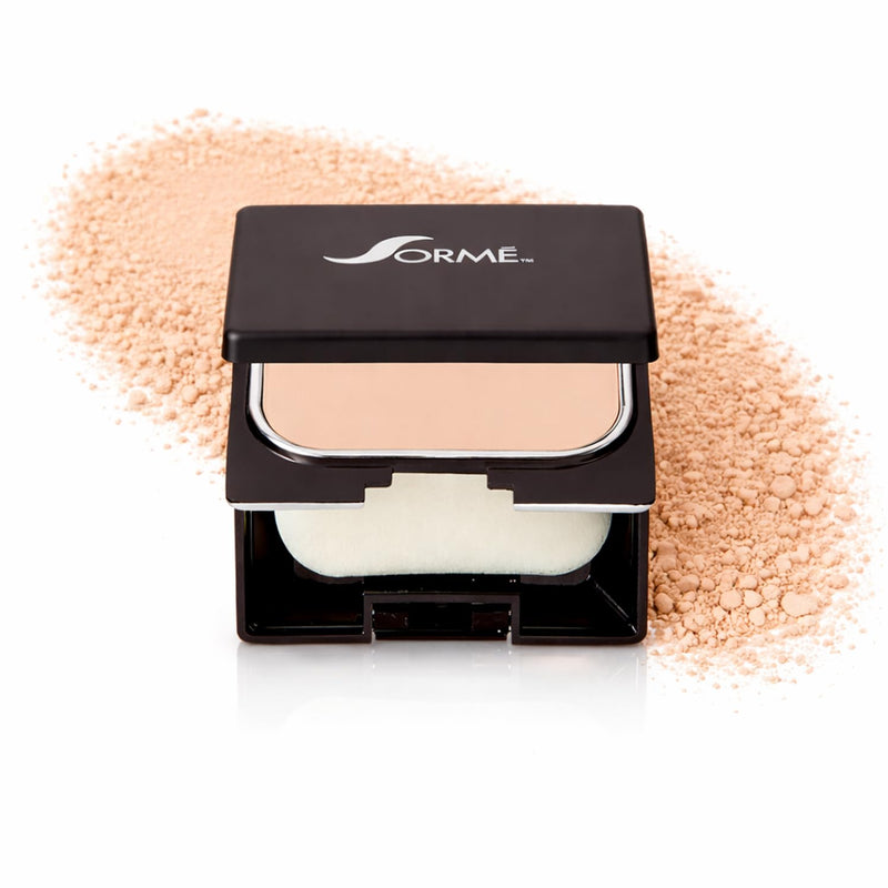 SORMÉ Believable Wet & Dry Finish Powder Foundation - Fragrance Free with Vitamin C - Hydrating, Rejuvenating with Alpha Hydroxy - Medium to Full Coverage - Flawless, Youthful & Dewy Finish - 25ml Natural Buff