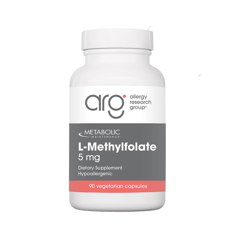 Metabolic Maintenance L-Methylfolate 5 mg, 90 Capsules | Active Folate for Methylation Support and Biochemical Reactions, Highly Bioavailable, Vegetarian Formula
