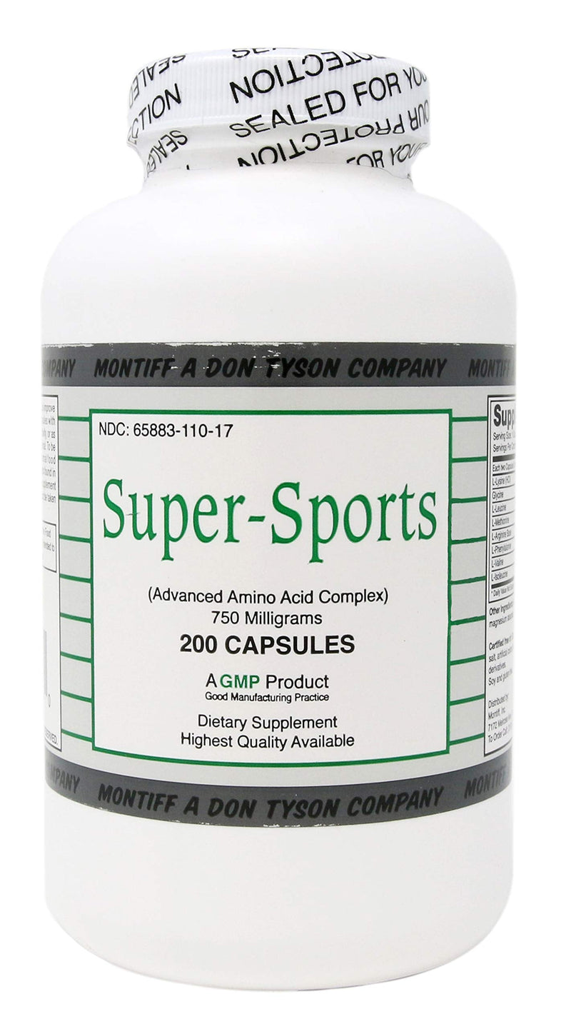 Super Sports 750 mg 200 Capsules