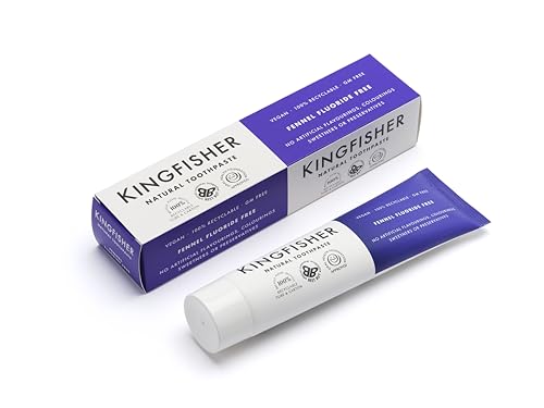 Kingfisher 100 ml Flouride Free Fennel Toothpaste - 3-Pack