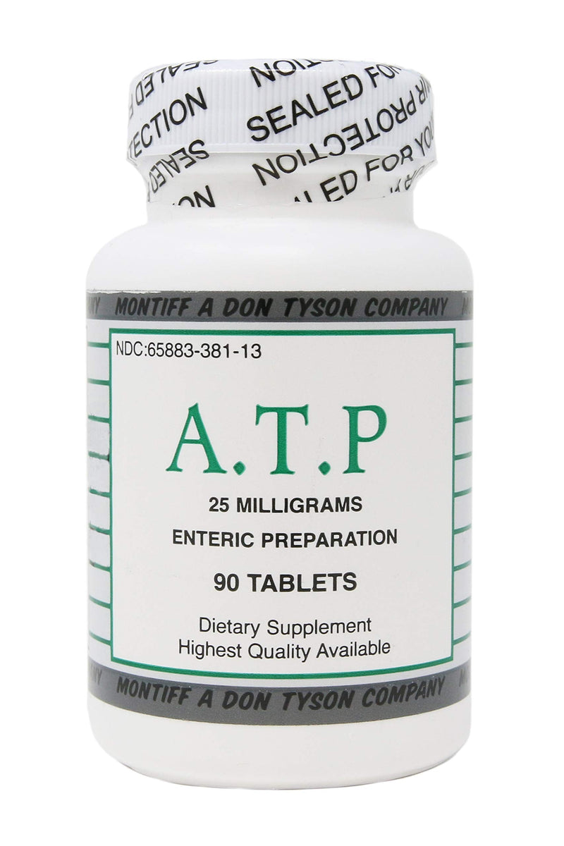 Montiff- ATP 25 mg 90 tabs | Pure ATP, 1-3 Tablets Up to Three Times Daily