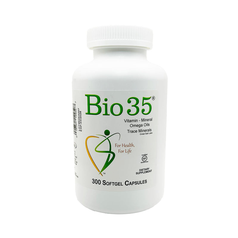 Bio35 / 300 sg Original, Gluten Free, Daily Multivitamin for Men & Women Wellness – Bio35 High Potency Softgel with Trace Minerals, Multi Vitamins for Immune Support, Digestion, & Energy, With Iron 300 Count (Pack of 1)