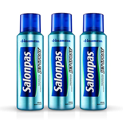 Salonpas Pain Relieving Jet Spray - 4 Oz (Pack of 3)
