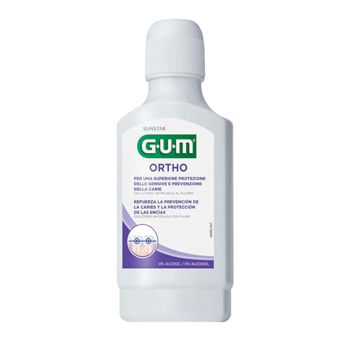Gum Ortho Anti-Plaque Mouthwash 300ml