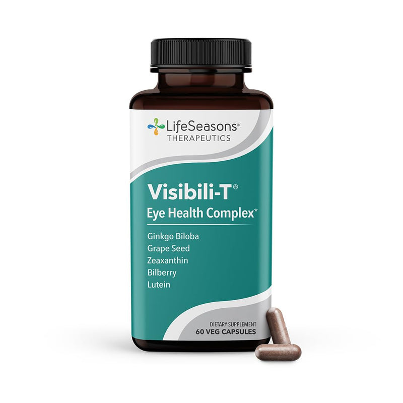 Visibili-T - Vitamin Supplement for Eye Health & Vision Support - Carrot Root, Chromium, Bilberry, Ginkgo Biloba, Grape Seed Extract, Lycopene, Vitamin A, Lutein & Zeaxanthin - 60 Capsules 60 Count (Pack of 1) Original - BeesActive Australia
