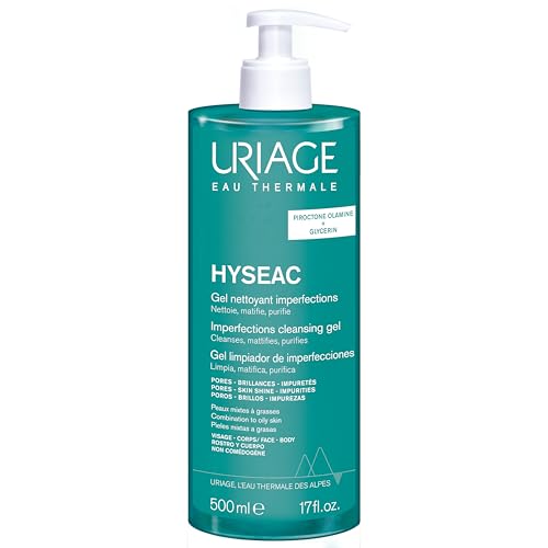 Uriage Hyseac Imperfections Cleansing Gel, Face, Body & Back Imperfections 1 Fl Oz (Pack of 1)