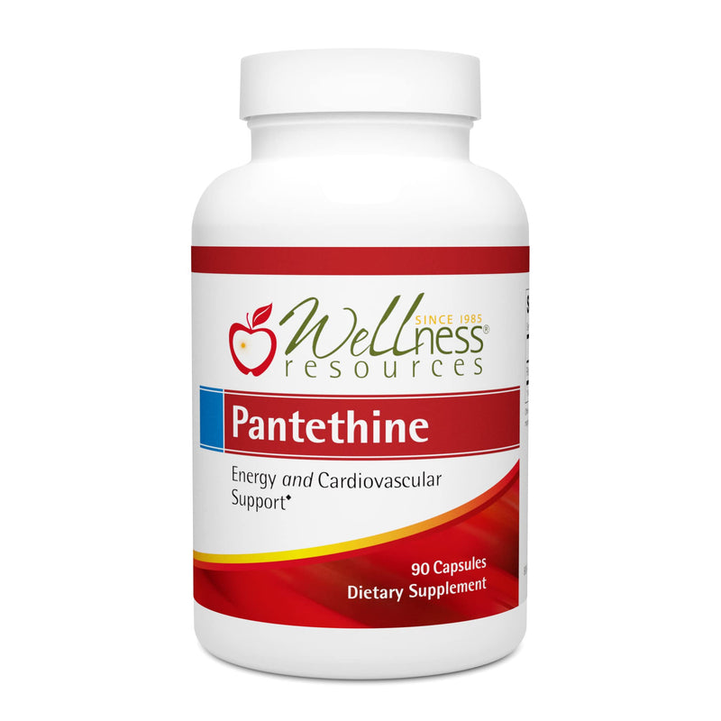 Wellness Resources Pantethine - Active Vitamin B5. Vegan (300mg Per Capsule, 90 Capsules)