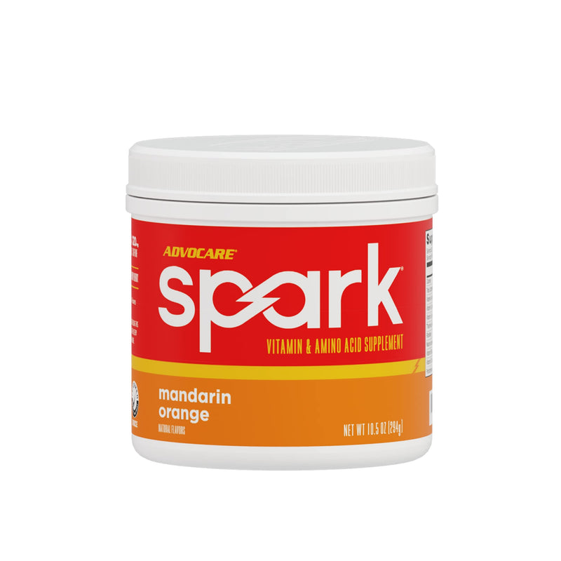 AdvoCare Spark Vitamin & Amino Acid Supplement - Focus and Energy Drink Mix - Mandarin Orange - 10.5 Oz - BeesActive Australia