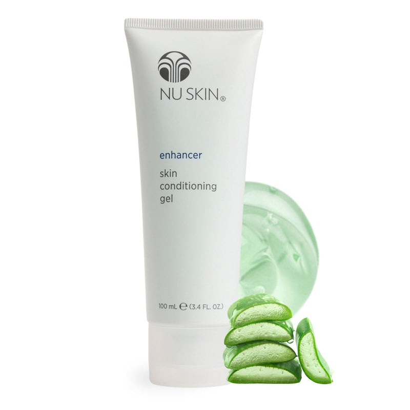 Nu Skin Enhancer Skin Conditioning Gel | Aloe Vera-Infused Soothing Formula for Ultimate Skin Comfort, Hydration, and Versatility in Skincare Routines | Lightweight Moisturizer | 3.4 Fl Oz | 1 Pack 3.4 Fl Oz (Pack of 1) - BeesActive Australia