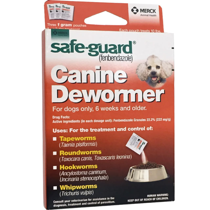 ThePetStop Safe-Guard Canine Dewormer 3 Dose x 1 Gram - BeesActive Australia