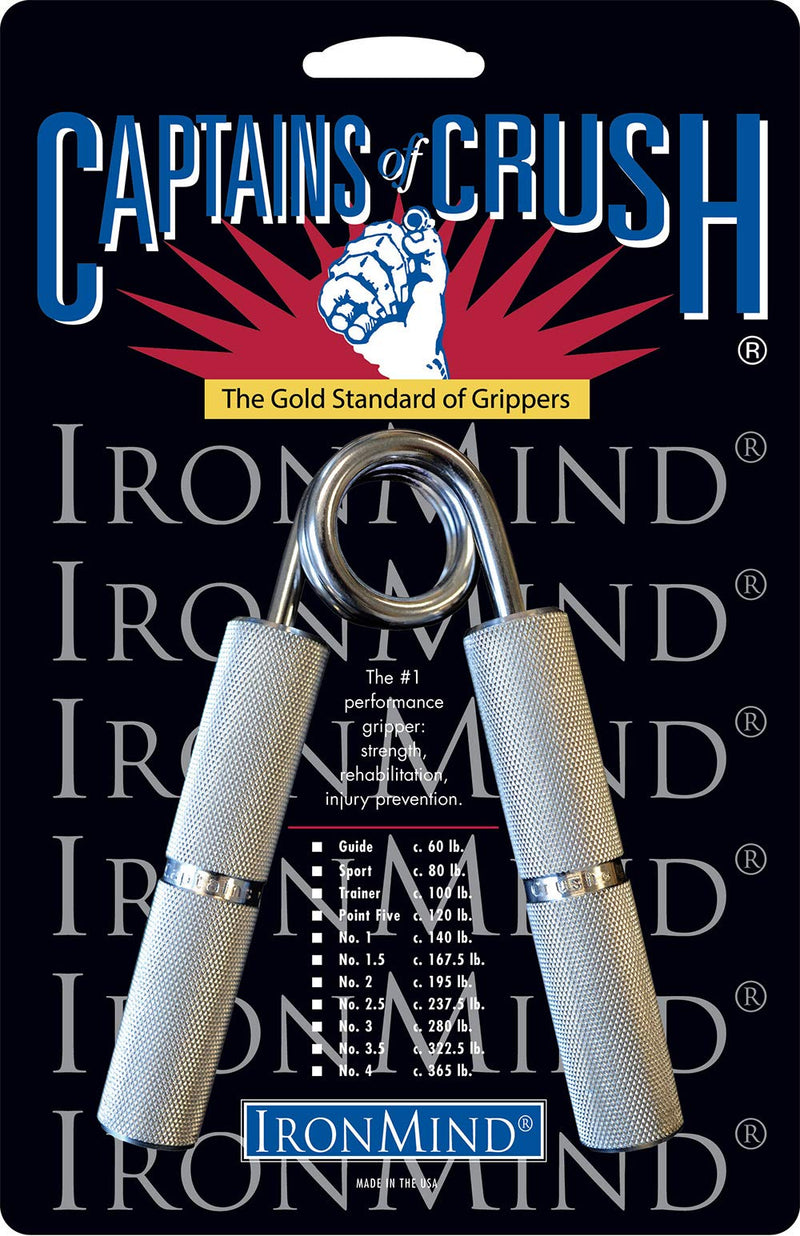IronMind Captains of Crush (CoC) Hand Gripper - The Gold Standard of Grippers | The World's Leading Hand Strengthener 3. Trainer (100 lb)