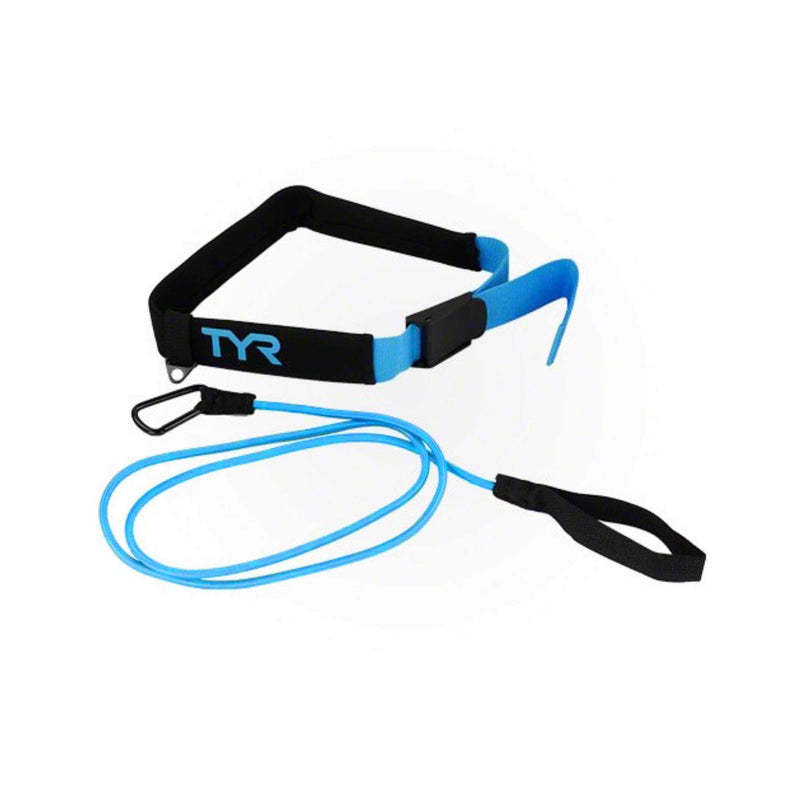 TYR Aquatic Resistance Belt 9.5 x 4.5 x 2.5" Black / Blue - BeesActive Australia