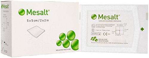Mesalt Impregnated Gauze by Molnlycke Healthcare ( GAUZE, IMPREGNATED, MESALT, 4"X4"(2X2FOLD) 30 Each / box