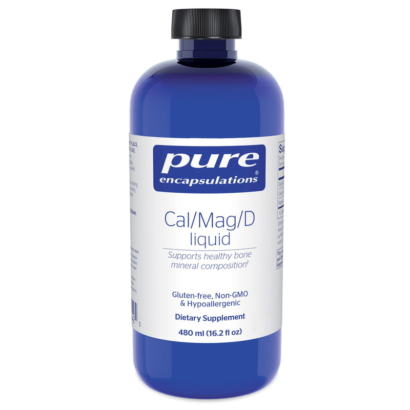 Pure Encapsulations Cal/Mag/D Liquid, 16.2 fl. oz. | Calcium, Magnesium and Vitamin D in a Convenient Liquid Form, Cardiovascular Health